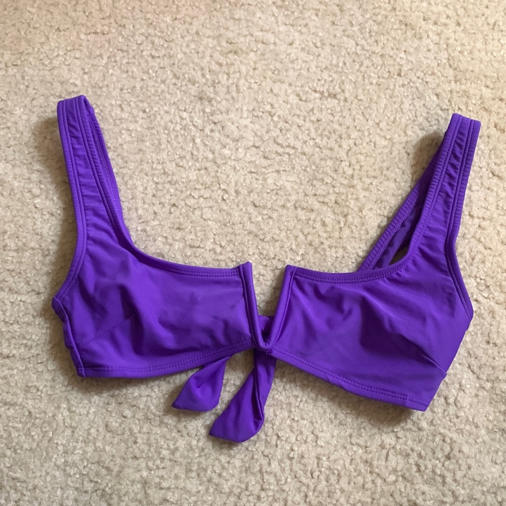 Purple Bikini Top